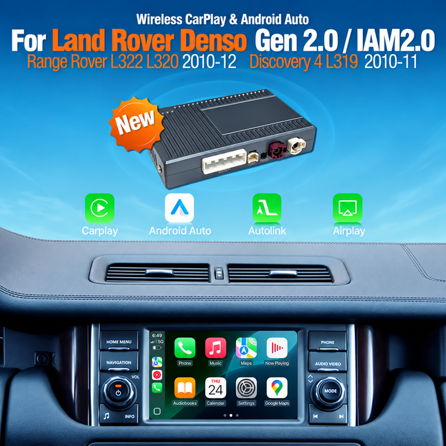 Wireless CarPlay & Android Auto for Land Rover | Denso Gen2.0 / IAM2.0