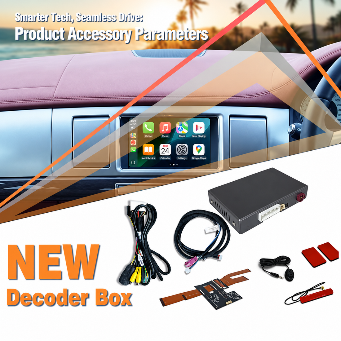 Wireless CarPlay & Android Auto for Jaguar XK / XF | Denso Gen2.0 / IAM2.0