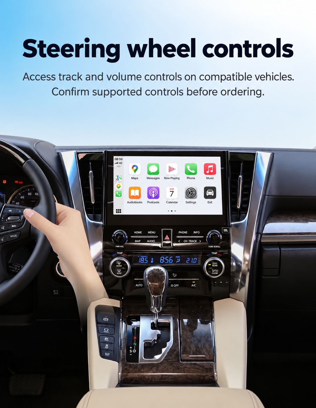 drivevora Wireless CarPlay Adapter for Lexus LM 2020–2023 (Left-Hand Drive) — Requires Factory Wired CarPlay