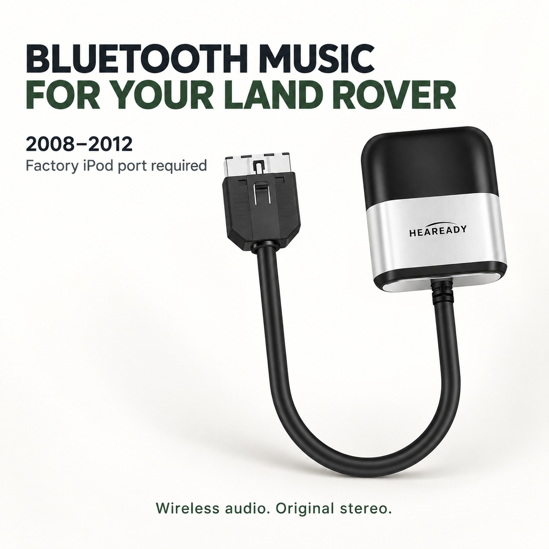 Bluetooth Music Adapter for Land Rover 2008–2012 | Factory iPod Port