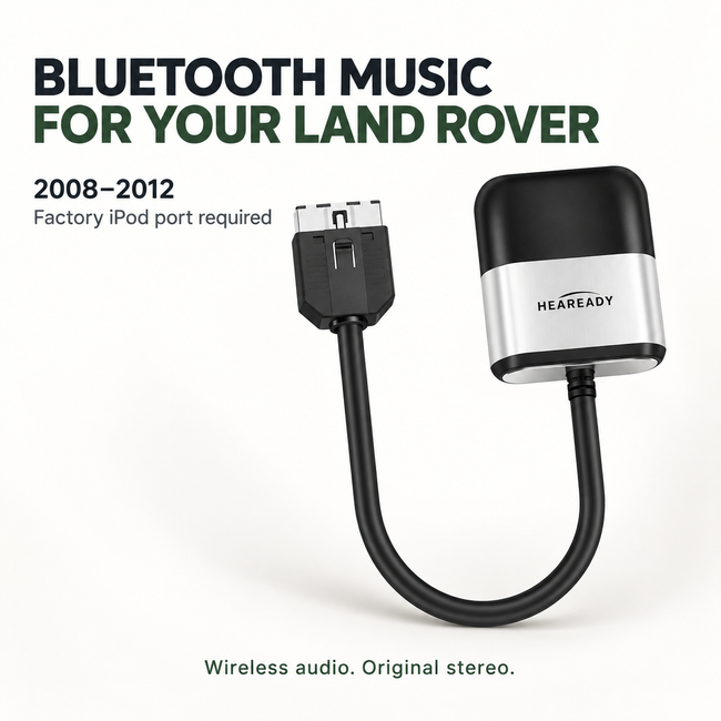 Bluetooth Music Adapter for Land Rover 2008–2012 | Factory iPod Port