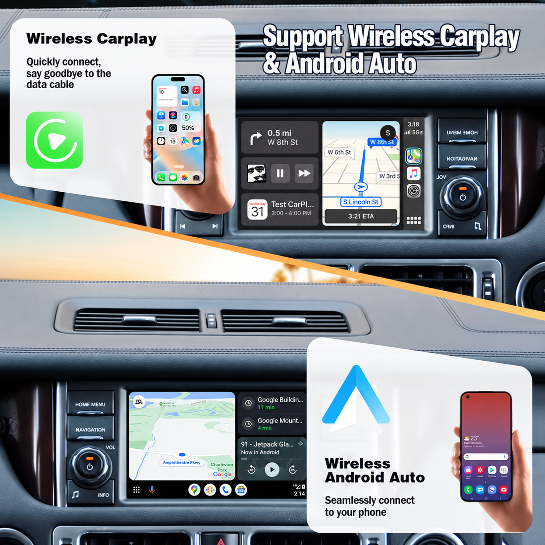 Wireless CarPlay & Android Auto for Land Rover | Denso Gen2.0 / IAM2.0