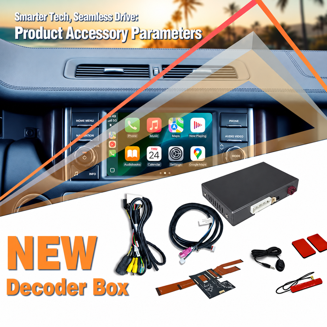 Wireless CarPlay & Android Auto for Land Rover | Denso Gen2.0 / IAM2.0