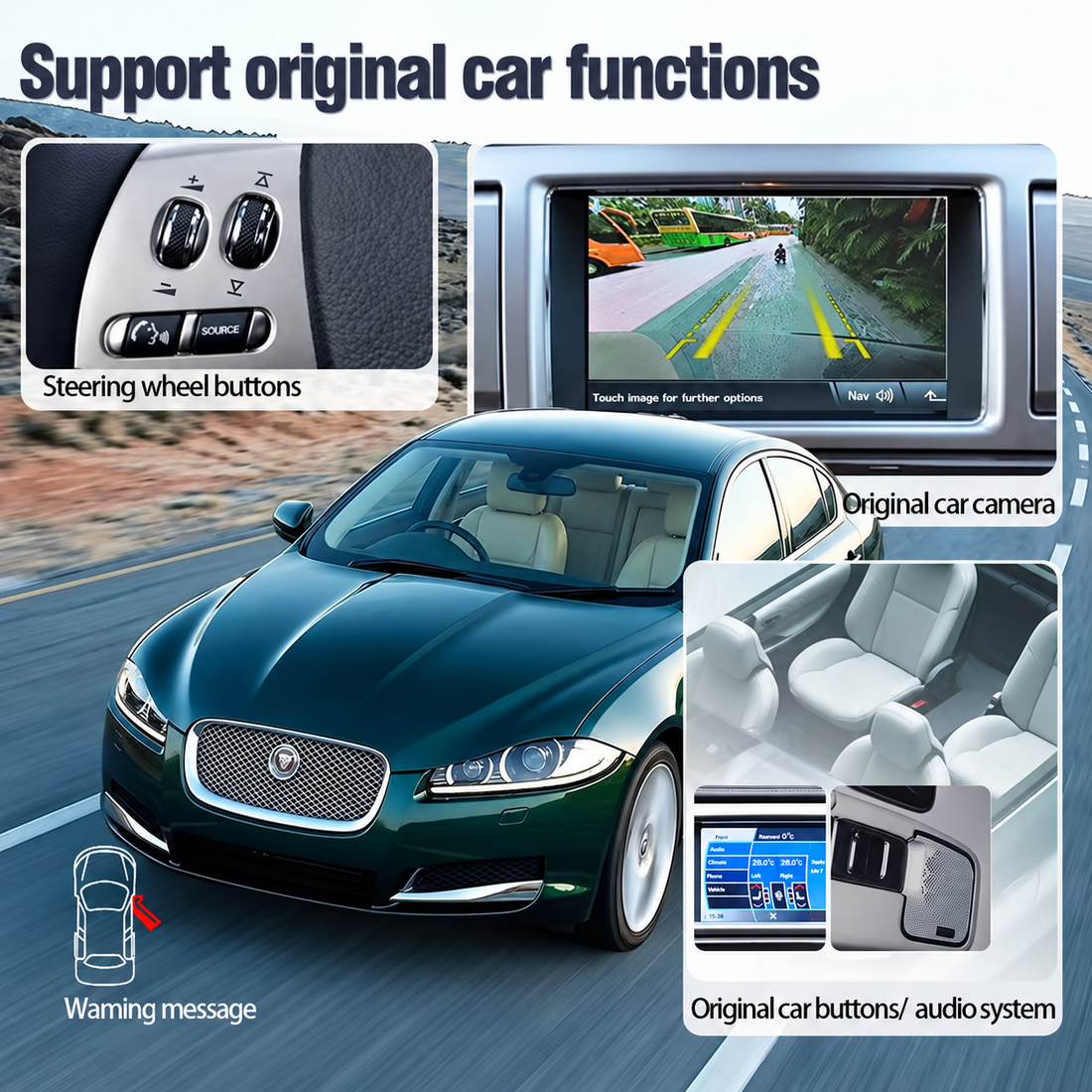 Wireless CarPlay & Android Auto for Jaguar XK / XF | Denso Gen2.0 / IAM2.0